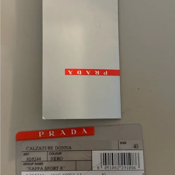 Prada Women’s Black Soft Leather Loafers - Size 40. Barely Worn. - Picture 7 of 9